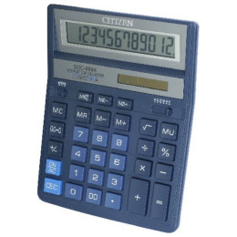 Αριθμομηχανή Citizen SDC-888XBL (12 Ψηφίων) Blue