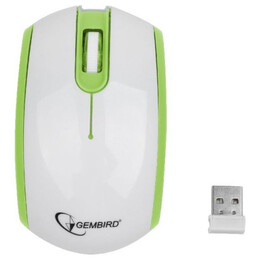 Ασύρματο Ποντίκι Gemibird Άσπρο - Πράσινο