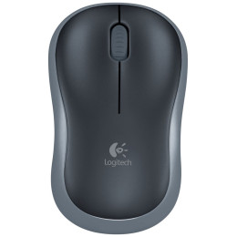 Ποντίκι Logitech M185 Optical Mouse (Grey, Wireless) (LOGM185BLKGREY)