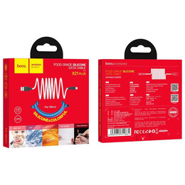 Καλώδιο Φόρτισης Hoco X21 Plus Σιλικόνης Micro USB Λευκό