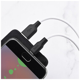 Καλώδιο Φόρτισης Hoco X21 Plus Σιλικόνης Micro USB Λευκό