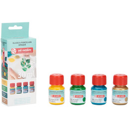 Χρώμα Glass & Porcelain Opaque Art Creation Royal Talens Set Green Gold 4 x 30ml