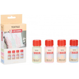 Χρώμα Textile Art Creation Royal Talens Set Pastel 4 x 50 ml