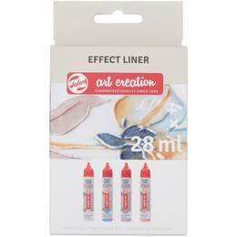 Χρώμα Effect Liner Art Creation Royal Talens Set Specialties Pearl 4 x 28ml