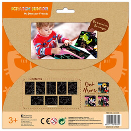 Arts & Crafts Scratch Junior- Dinosaur 60108