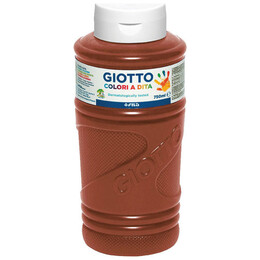 Δακτυλομπογιές (Δακτυλοχρώματα) Καφέ 750ml Giotto- 536028