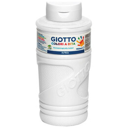 Δακτυλομπογιές (Δακτυλοχρώματα) Λευκό 750ml Giotto- 536001