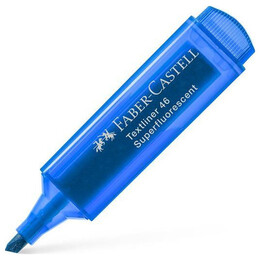 Μαρκαδόρος Υπογράμμισης Faber Castell Superflourescent Blue (1546)