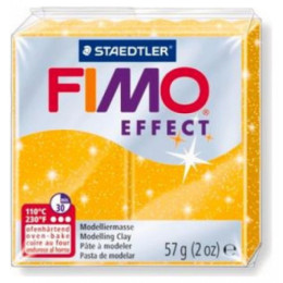 Πηλός Fimo "Effect" Glitter Gold 57gr 8020-112