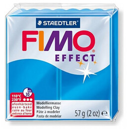 Πηλός Fimo "Effect" Translucent Blue 57gr 8020-374