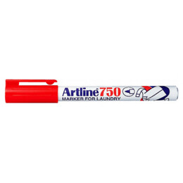 Ανεξίτηλος Μαρκαδόρος Πλυντηρίου Artline 750 Κόκκινο