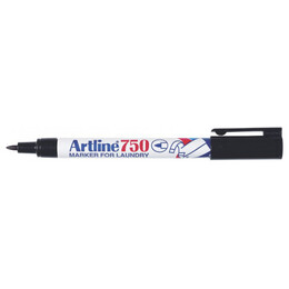 Ανεξίτηλος Μαρκαδόρος Πλυντηρίου Artline 750 Μαύρο