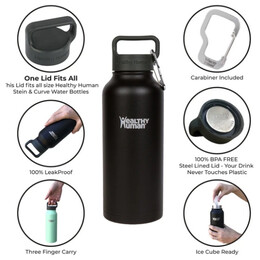 Healthy Human Ανοξείδωτο Stein Bottle 946ml Stone White HH0036