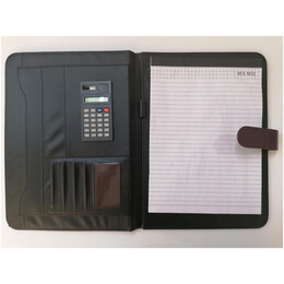 Ντοσιέ Σεμιναριου Συνεδρίου Α4 με Εξωτερική Θήκη Φερμουάρ - Μαύρο FELIX DES001