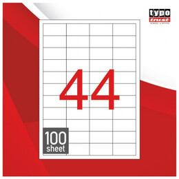 Ετικέτες TYPOTRUST 100 ΦΥΛΛΑ 48,5 Χ 25,4 mm (4400 ετικ)