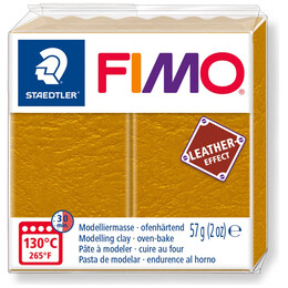 Πηλός Fimo "Leather Effect" Ocre 57gr 8010-179