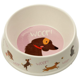 Bamboo Composite Pet Bowl 400ml Bambootique - Catch Patch Dog BAMB99