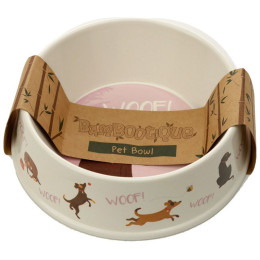 Bamboo Composite Pet Bowl 400ml Bambootique - Catch Patch Dog BAMB99