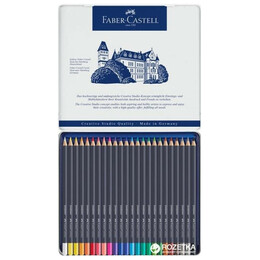 Ξυλομπογιές Faber Castell Goldfaber 24 Χρωμάτων 114724 - METAL