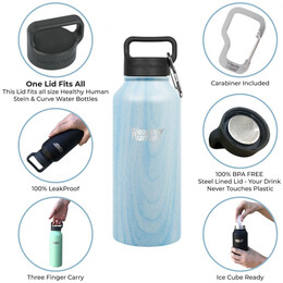 Healthy Human Ανοξείδωτο Stein Bottle 621ml Blue Wood HH-SOB42