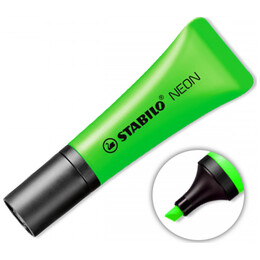 Μαρκαδόρος Υπογράμμισης Stabilo Neon Πράσινο 72/33