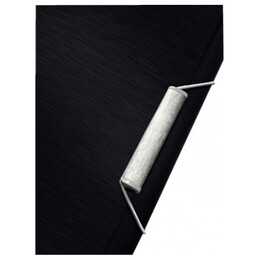 Ντοσιέ LEITZ Style Α4 Με Λάστιχο PP Μαύρο 3977