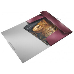 Ντοσιέ LEITZ Style Α4 Με Λάστιχο PP Garden Red 3977