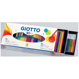 Giotto Stilnovo & Turbo Color Σετ Ξυλομπογιές και Μαρκαδόροι 90τμχ 025750000