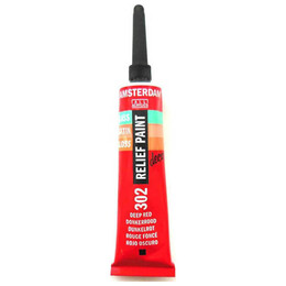 Περίγραμμα Amsterdam Relief Κόκκινο Νο302 20ml