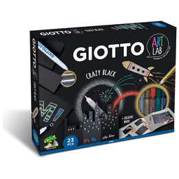 Giotto Σετ Δημιουργίας Art Lab Crazy Black 23τμχ 581600