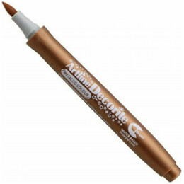 Μαρκαδόρος Artline Decorite Brush Μπρονζέ
