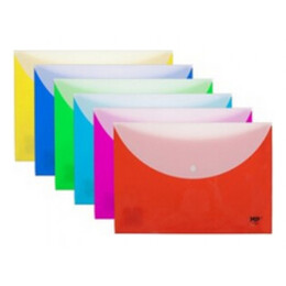 Φάκελος Κουμπί Α4 MP Bicolor Κόκκινο PC026