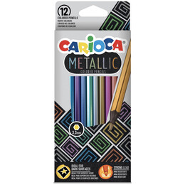 Ξυλομπογιές Carioca Metallic 12 Χρώματα 43164