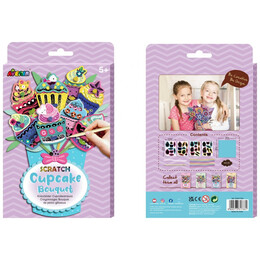 Arts & Crafts Scratch Bouquet - Cupcake 60745