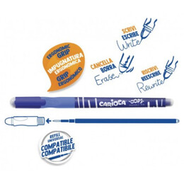 Στυλό Carioca Oops Erasable 43040 Μπλε