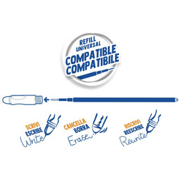 Ανταλλακτικά Στυλού Carioca Erasable Oops Μπλε 3τμχ