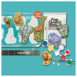 4M Toys - Μαγνητάκια/Καρφίτσες - Κατασκευή Άγρια Ζώα 4M0575