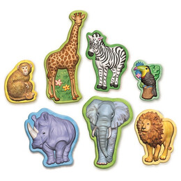 4M Toys - Μαγνητάκια/Καρφίτσες - Κατασκευή Άγρια Ζώα 4M0575
