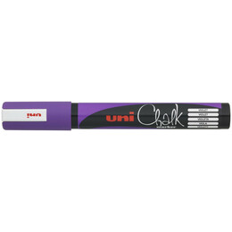 Μαρκαδόρος Υγρής Κιμωλίας Uni Chalk Marker PWE-5M Violet