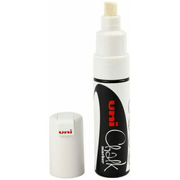 Μαρκαδόρος Υγρής Κιμωλίας Uni Chalk Marker PWE-8K White