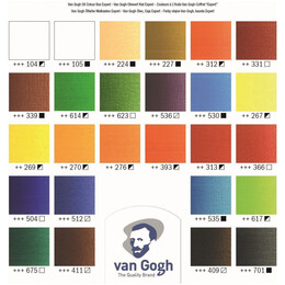 Κασετίνα Talens Van Gogh Expert Box 24 Χρώματα 20ml Και 2 Χρώματα 60ml + Αξεσουάρ