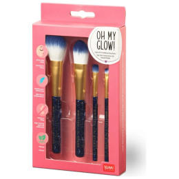 Σετ Πινέλα Μακιγιάζ Legami Oh My Glow! - Stars 4τμχ MUBS0001