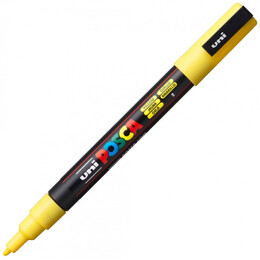 Μαρκαδόρος Uni Posca PC-3M Yellow 2