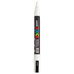 Μαρκαδόρος Uni Posca PC-3M White 1