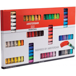 Σετ Ακρυλικά Χρώματα Royal Talens Amsterdam All Acrylics Standard 20ml 72τμχ