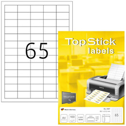Αυτοκόλλητες Ετικέτες Topstick 38.1x21.2mm No 8697
