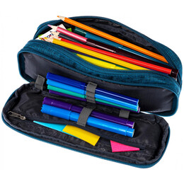 Κασετίνα Polo Οβάλ Duo Box Jean Μαύρο 9-37-004-2000