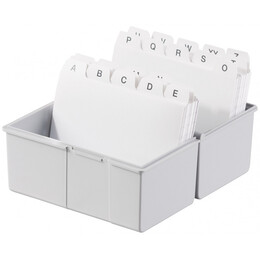 Καρτελοθήκη Han Α7 Κλειστή Για 300 Κάρτες Γκρι 12 Χ 7,4 Χ 10 ΕΚ