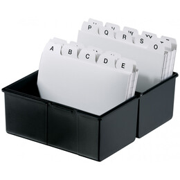 Καρτελοθήκη Han Α7 Κλειστή Για 300 Κάρτες Μαύρο 12 Χ 7,4 Χ 10 ΕΚ