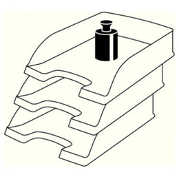 Δίσκος Γραφείου Leitz Standard 5227 Γκρι